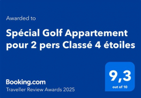 Spécial Golf Appartement pour 2 pers Classé 4 étoiles